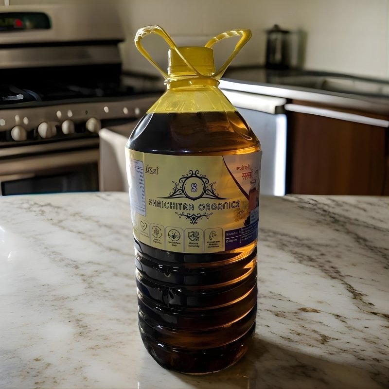 5 Litre Kachi Ghani Mustard Oil